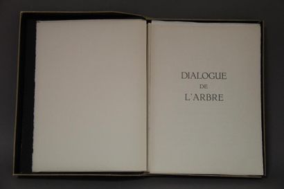[PIGNON, Édouard] VALÉRY, Paul Dialogue de l'Arbre. Eaux-fortes, aquatintes et bois...